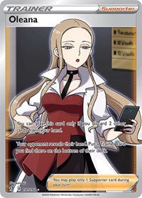 Oleana (Full Art) (191/192) [SWSH02 Rebel Clash]