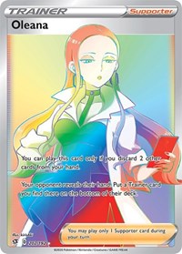 Oleana (Secret) (202/192) [SWSH02 Rebel Clash]