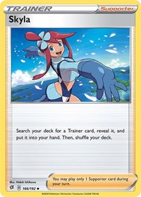 Skyla (166/192) [SWSH02 Rebel Clash]