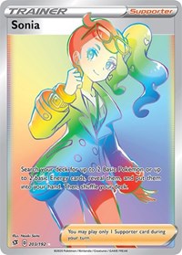 Sonia (Secret) (203/192) [SWSH02 Rebel Clash]