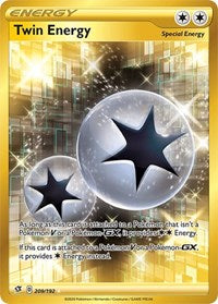 Twin Energy (Secret) (209/192) [SWSH02 Rebel Clash]