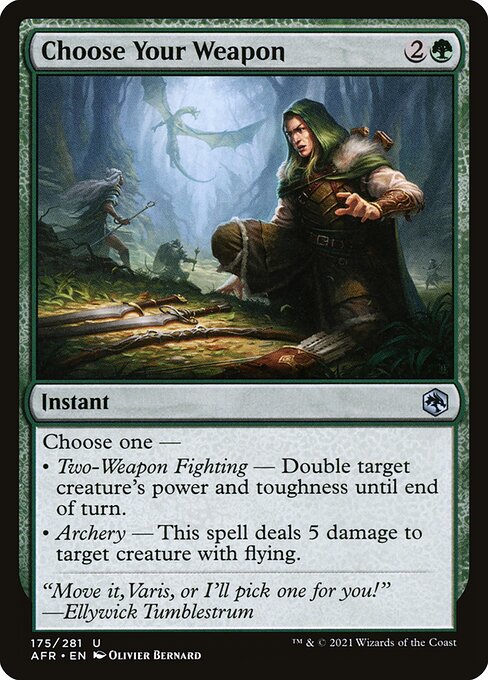 Choose Your Weapon (175) [Adventures in the Forgotten Realms]