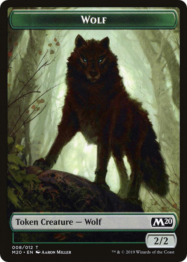Wolf Double-Sided Token (Challenger 2020) (8) [Unique and Miscellaneous Promos]