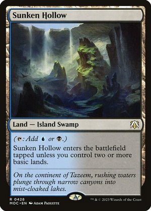 Sunken Hollow (428) [March of the Machine Commander]