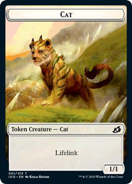 Cat // Human Soldier (003) Double-Sided Token (1 // 3) [Ikoria: Lair of Behemoths]