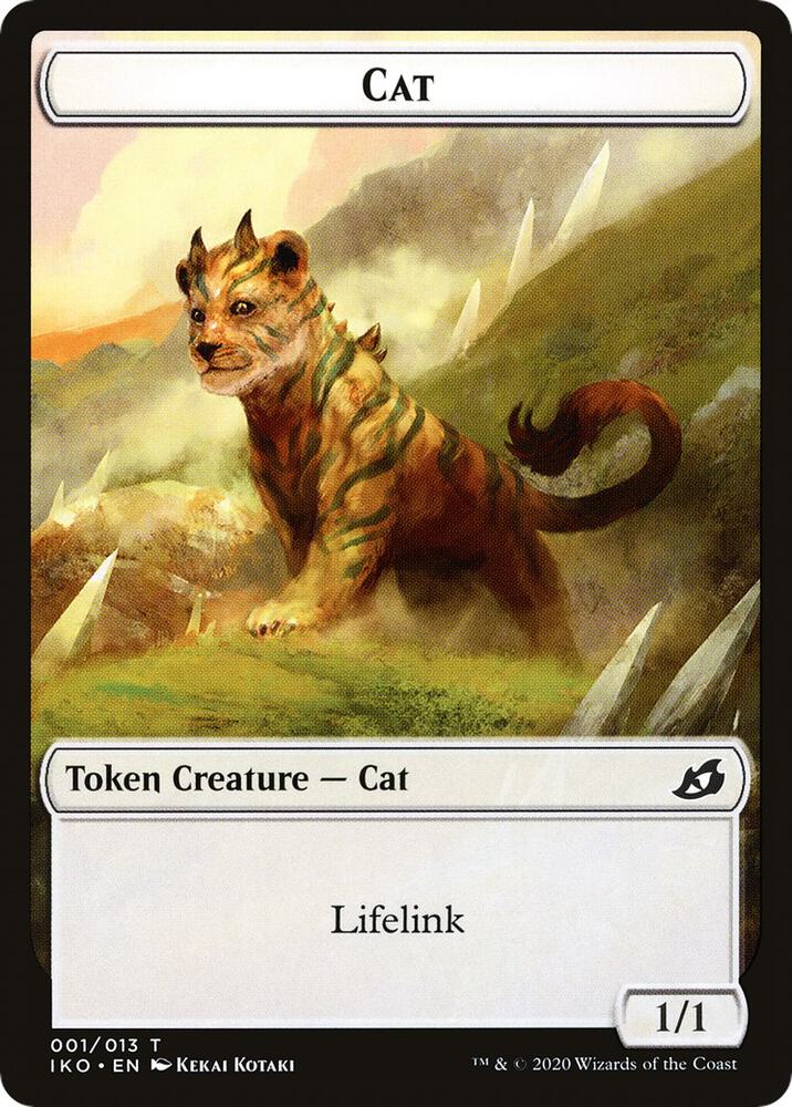 Cat // Human Soldier (004) Double-Sided Token (1 // 4) [Ikoria: Lair of Behemoths]