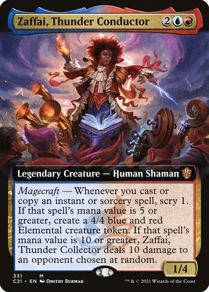 Zaffai, Thunder Conductor (331) [Commander 2021] [Extended Art]