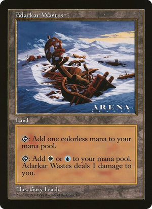 Adarkar Wastes (Arena League) [Oversize Cards]