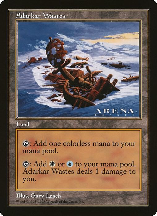 Adarkar Wastes (Arena League) [Oversize Cards]