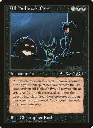All Hallow's Eve (1st Place) (Arena League) [Oversize Cards]