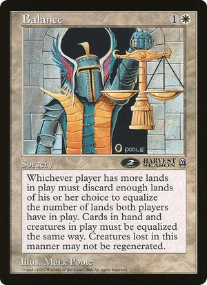 Balance (2nd place) (Arena League) [Oversize Cards]