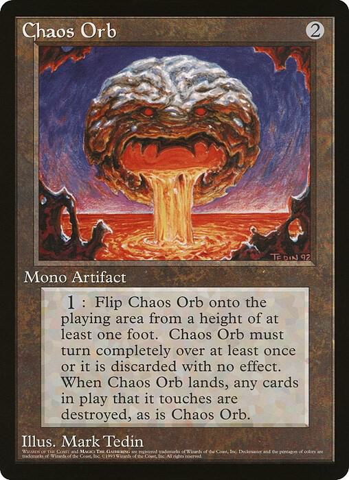 Chaos Orb (InQuest Magazine) [Oversize Cards]