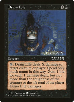 Drain Life (Arena League) [Oversize Cards]