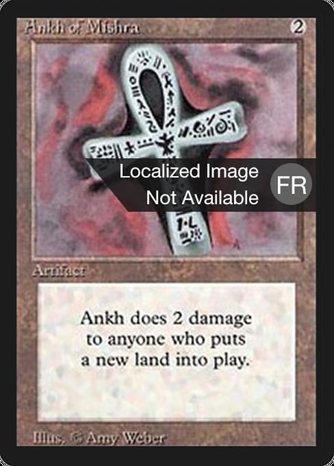 Ankh of Mishra (233) [Foreign Black Border]