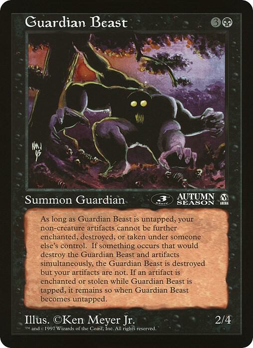 Guardian Beast (3rd Place) (Arena League) [Oversize Cards]