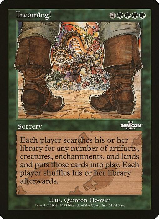 Incoming! (Arena League) [Oversize Cards]