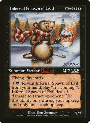 Infernal Spawn of Evil (Arena League) [Oversize Cards]