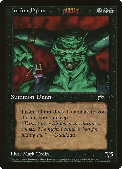 Juzam Djinn (Arena League) [Oversize Cards]