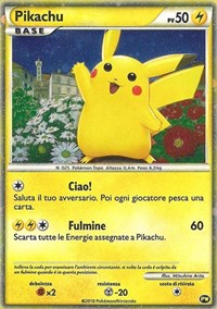Pikachu (Italian) (PW 2) [Pikachu World Collection Promos]