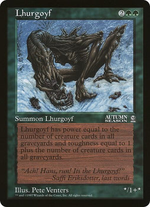 Lhurgoyf (Arena League) [Oversize Cards]