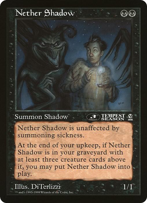 Nether Shadow (3rd Place) (Arena League) [Oversize Cards]