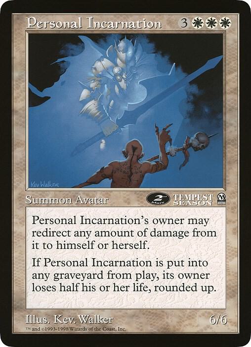 Personal Incarnation (2nd Place) (Arena League) [Oversize Cards]