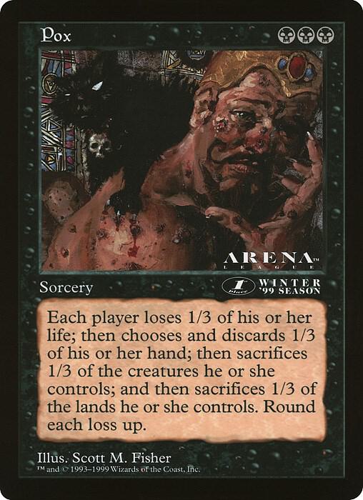 Pox (1st Place) (Arena League) [Oversize Cards]
