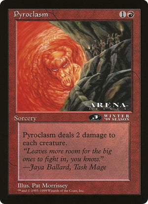 Pyroclasm (3rd Place) (Arena League) [Oversize Cards]