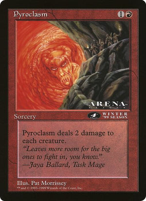 Pyroclasm (4th Place) (Arena League) [Oversize Cards]