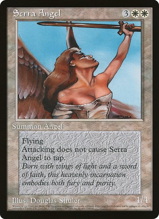 Serra Angel (Wizards of the Coast Caravan Tours) [Oversize Cards]