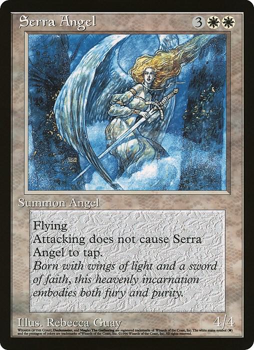 Serra Angel (Comic Insert) [Oversize Cards]