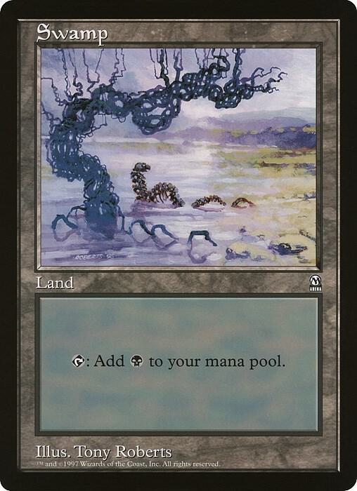 Swamp (Arena League) [Oversize Cards]