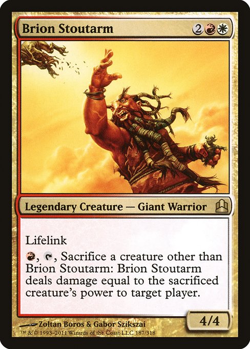 Brion Stoutarm (187) [Commander 2011]