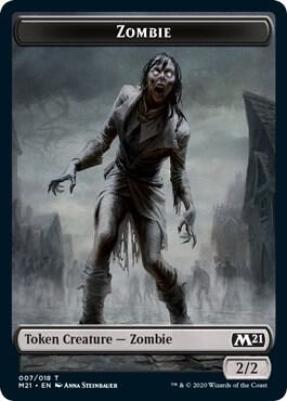 Zombie Token (7) [Core Set 2021]