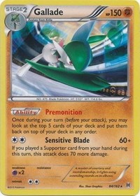 Gallade - 84/162 (Cosmos Holo) (084/162) [Blister Exclusives]