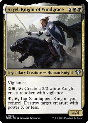 Aryel, Knight of Windgrace (336) [Commander Masters]
