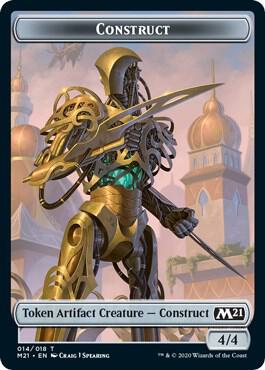 Construct // Goblin Wizard Double-Sided Token (14 // 8) [Core Set 2021]