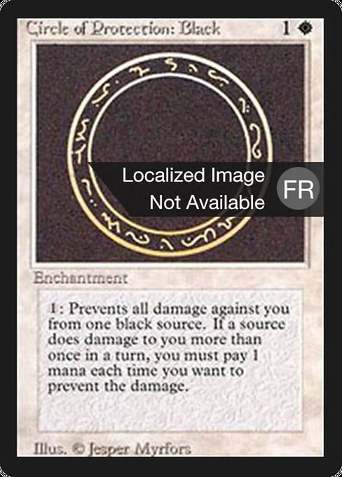 Circle of Protection: Black (9) [Foreign Black Border]