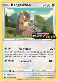 Kangaskhan - SWSH038 (Prerelease) [Staff] (SWSH038) [SWSH Sword and Shield Promo Cards]
