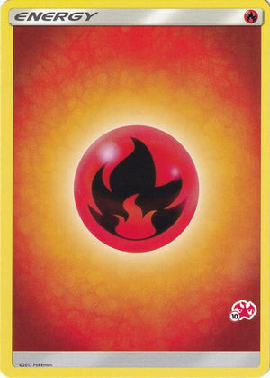 Fire Energy (#10 Charizard Stamped) [Battle Academy]