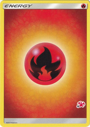 Fire Energy (#19 Charizard Stamped) [Battle Academy]