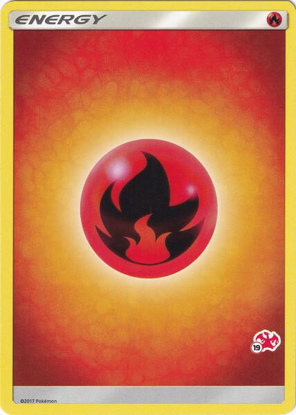 Fire Energy (#19 Charizard Stamped) [Battle Academy]