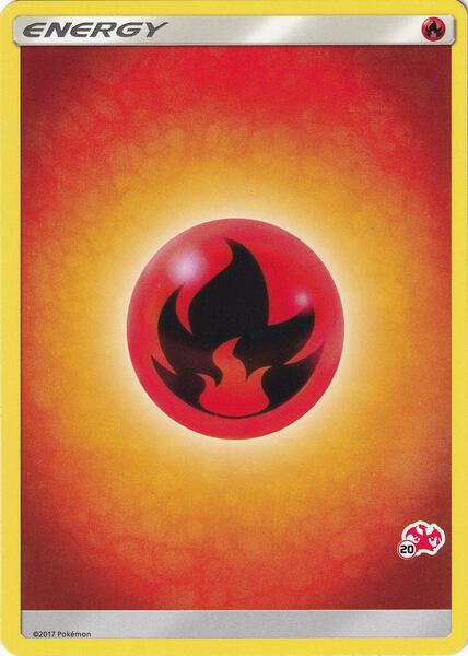 Fire Energy (#20 Charizard Stamped) [Battle Academy]