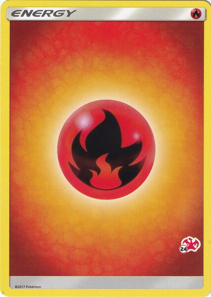 Fire Energy (#24 Charizard Stamped) [Battle Academy]