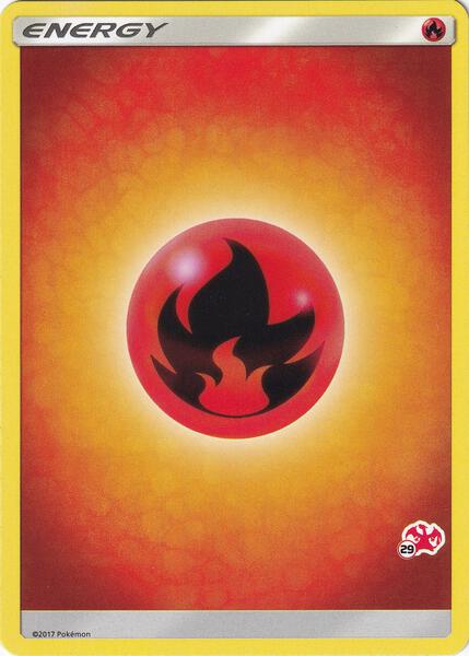 Fire Energy (#29 Charizard Stamped) [Battle Academy]