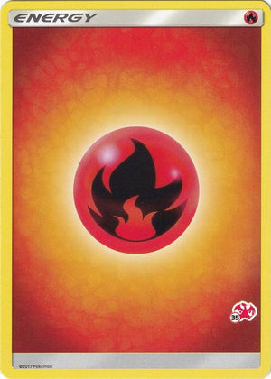 Fire Energy (#35 Charizard Stamped) [Battle Academy]