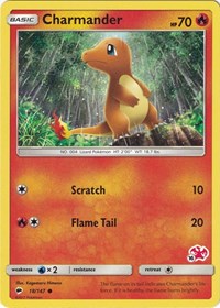 Charmander - 18/147 (#16 Charizard Stamped) (018/147) [Battle Academy]