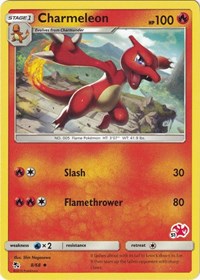 Charmeleon - 8/68 (#51 Charizard Stamped) (008/068) [Battle Academy]