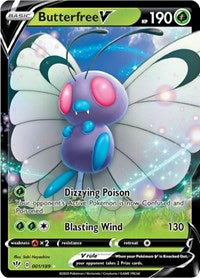 Butterfree V (001/189) [SWSH03 Darkness Ablaze]