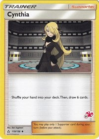 Cynthia - 119/156 (#21 Charizard Stamped) (119/156) [Battle Academy]